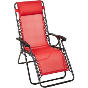 INSTYLE Outdoor Zero Gravity Camping Chair - Red