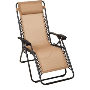 INSTYLE Outdoor Zero Gravity Camping Chair - Taupe