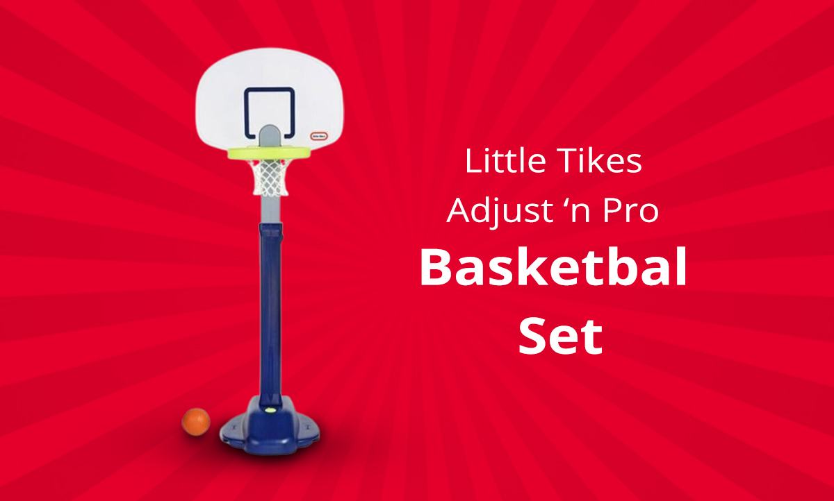 Little Tikes Adjust &lsquo;n Jam Pro Basketball Set